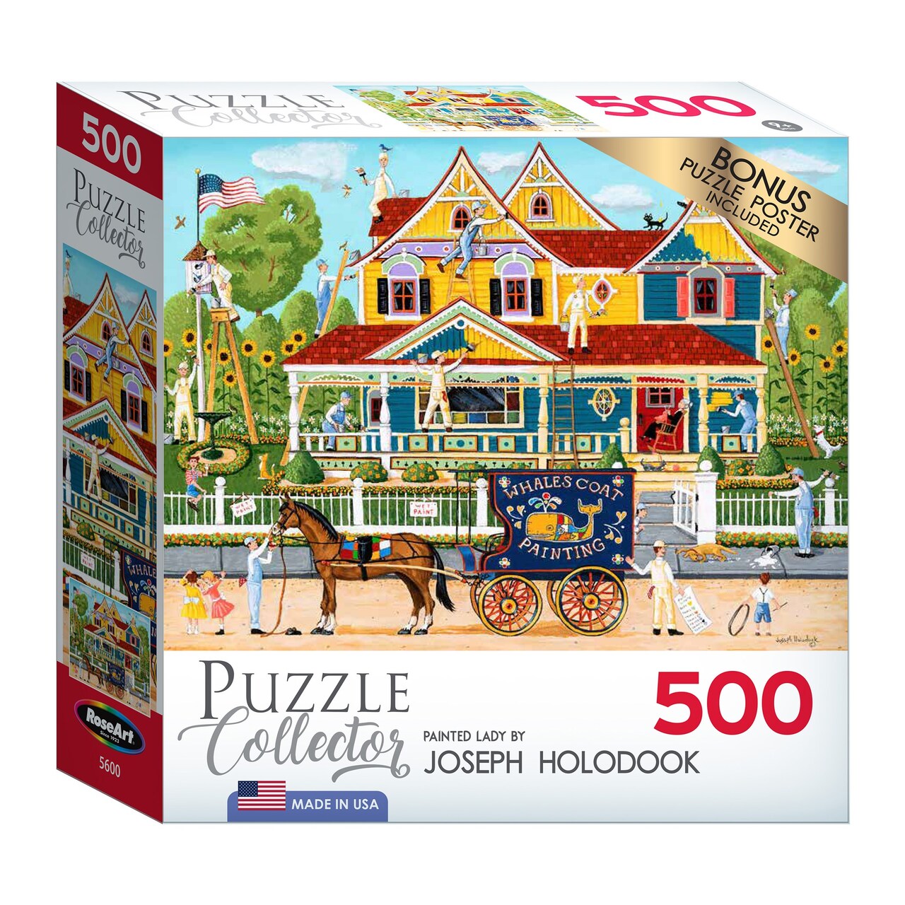 RoseArt Puzzle Collector Jigsaw Puzzle 500 Pieces -Painted Lady